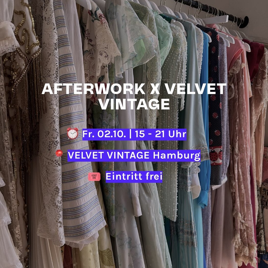 afterwork x VELVET VINTAGE
