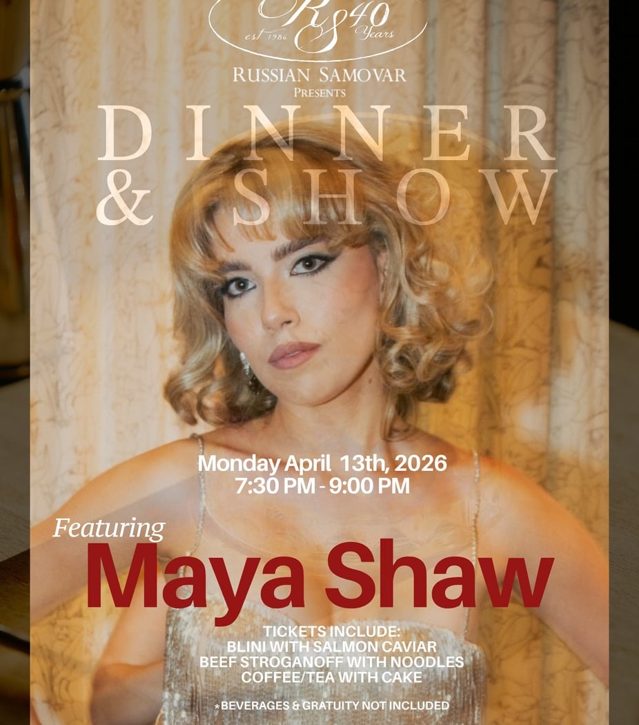 Maya Shaw Dinner & Show 1