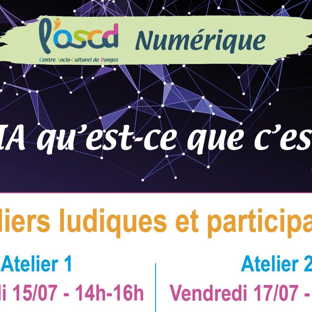 Ateliers Intelligence Artificielle 1