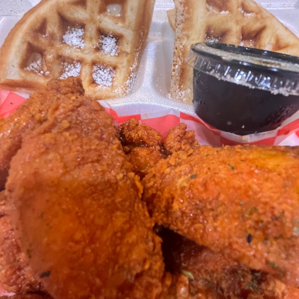 Rabbit’s Chicken & Waffles 1