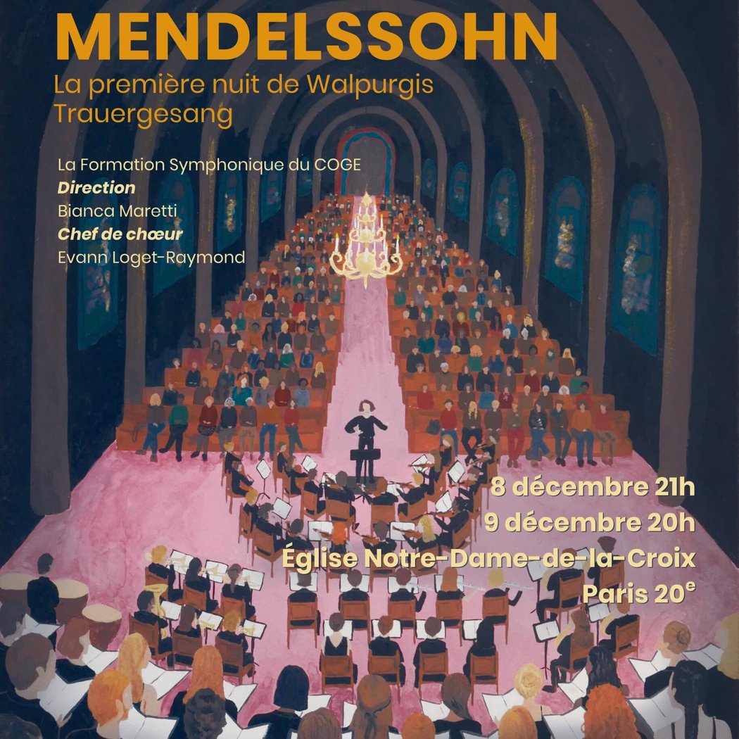 La formation symphonique des Chœurs et Orchestre des Grandes Écoles présente Tchaikovsky et Mendelssohn 1
