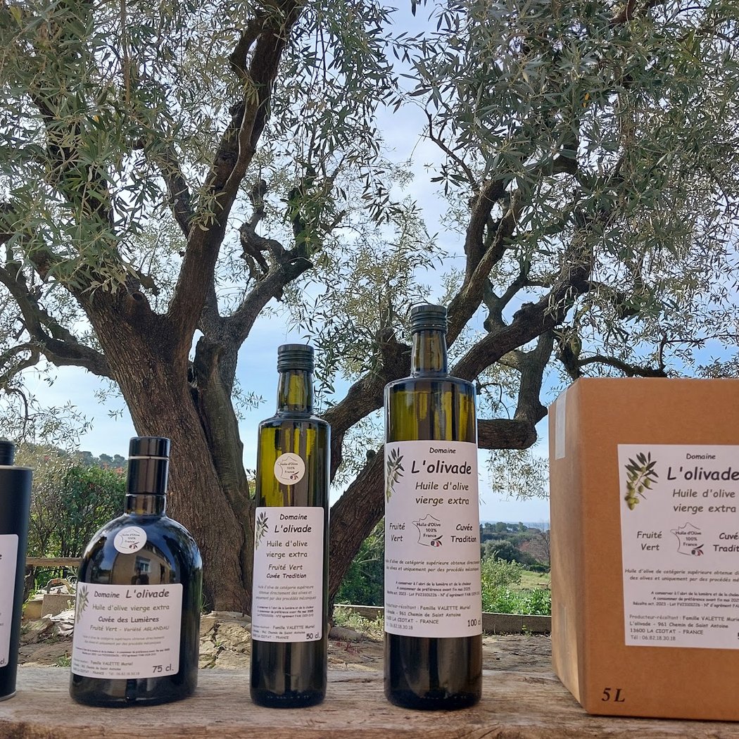 Domaine L'OLIVADE - Vente directe huile d'olive - Vente directe d'amandes 1