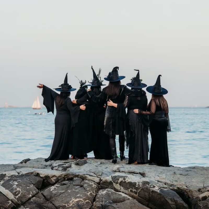 Witch Hats on the Wharf 1
