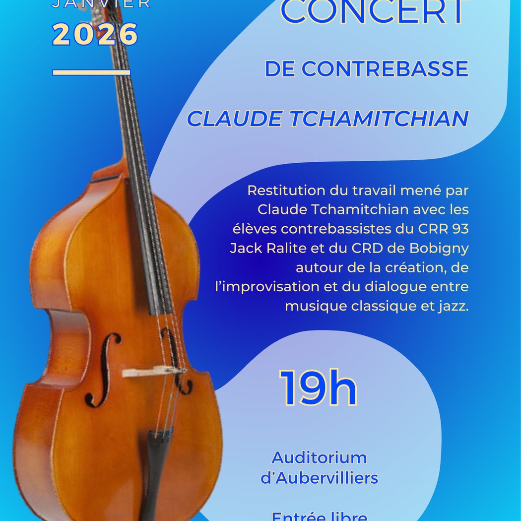 Concert de contrebasse – restitution avec Claude Tchamitchian 1