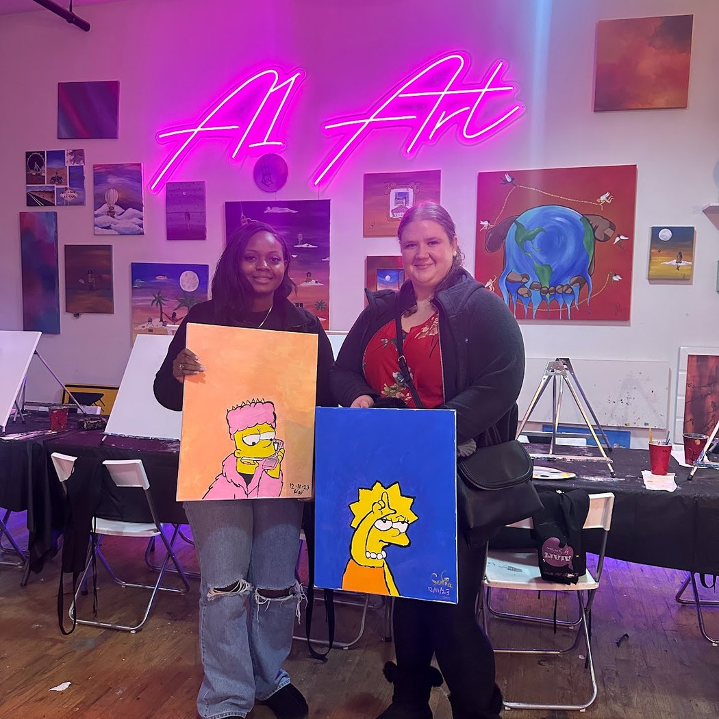 Puff, Paint and Sip Art Studio 5