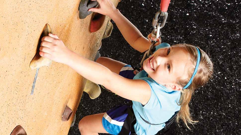 Indoor Rock Wall Climbing 1