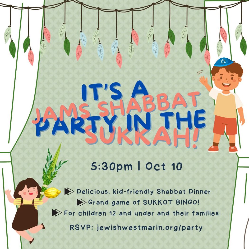 JAMS Family Shabbat Party in the Sukkah 1