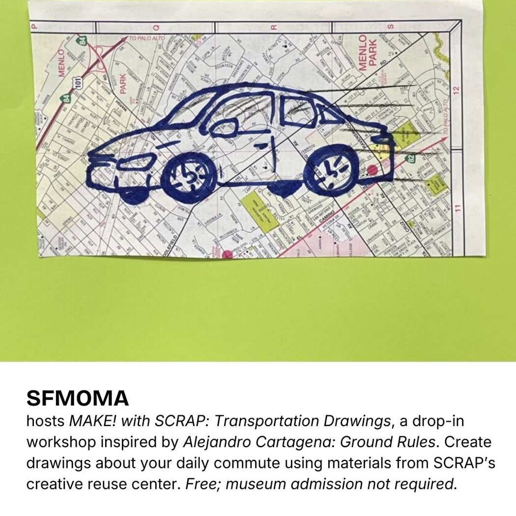 MAKE! with SCRAP: drawing workshop inspired by Alejandro Cartagena: Ground Rules 1