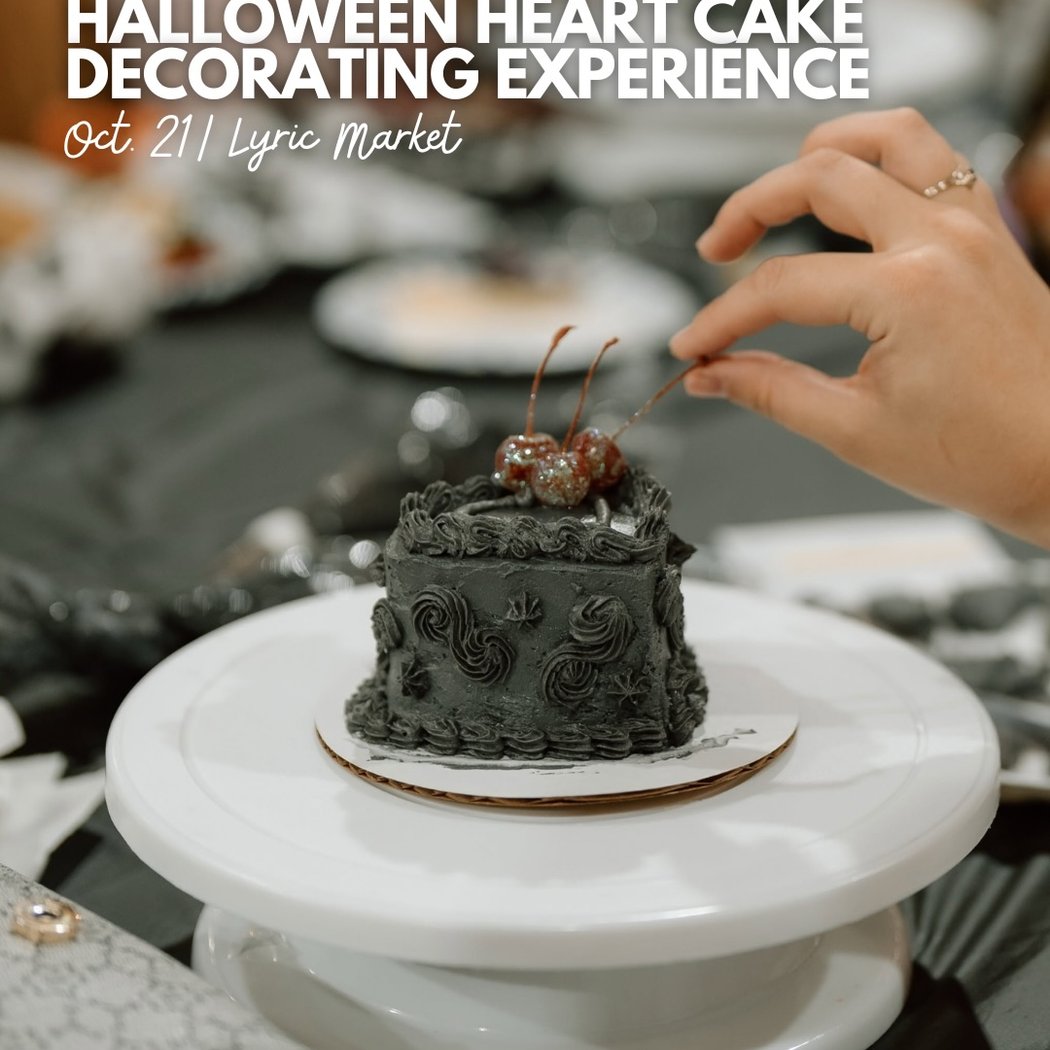 Halloween Heart Cake Decorating Experience