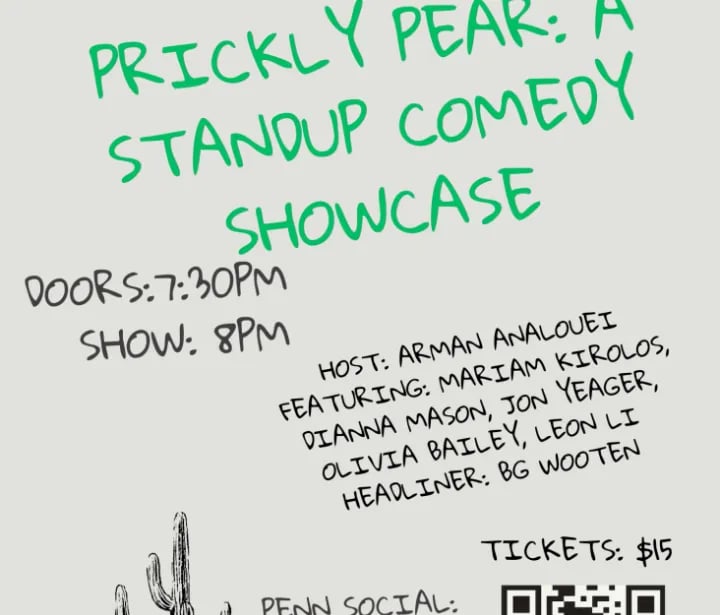 Cacti Comedy Presents: Prickly Pear a Standup Showcase 1