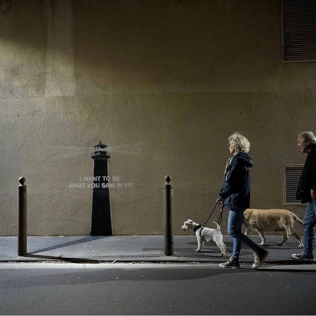 Banksy 'I Want To Be What You Saw In Me' 3