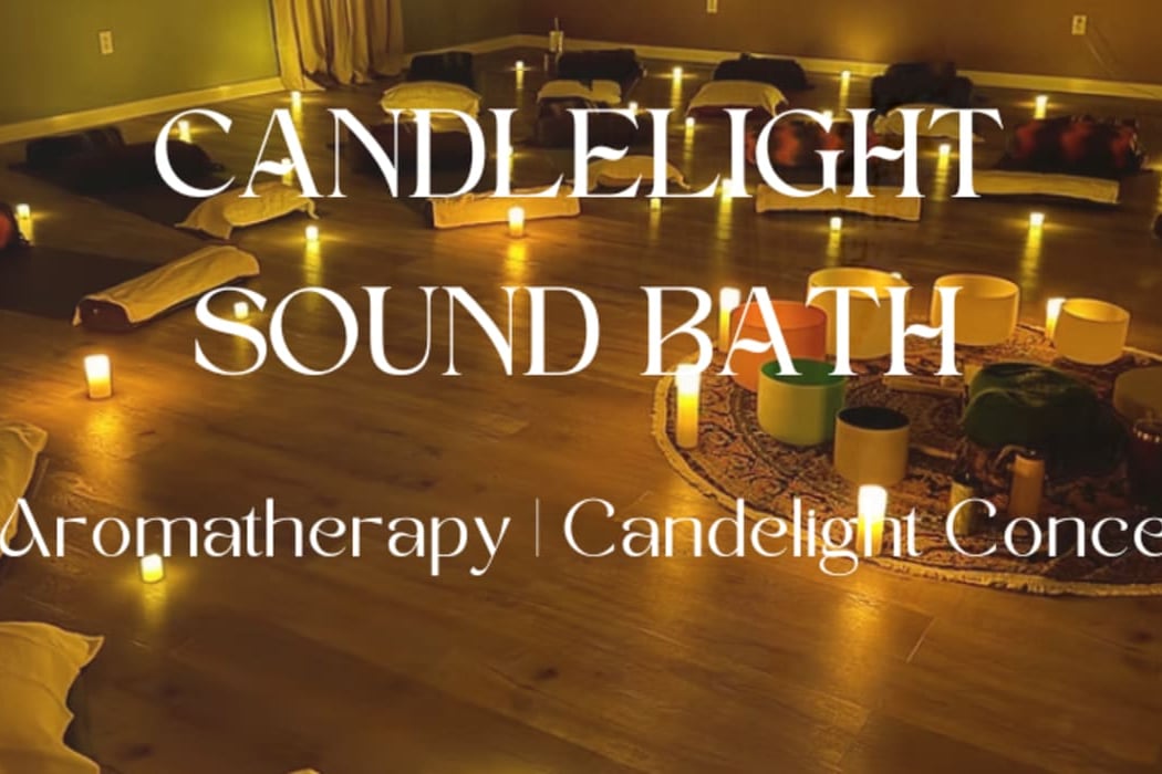 Hypno Sound Bath Illuminated by Candles 1