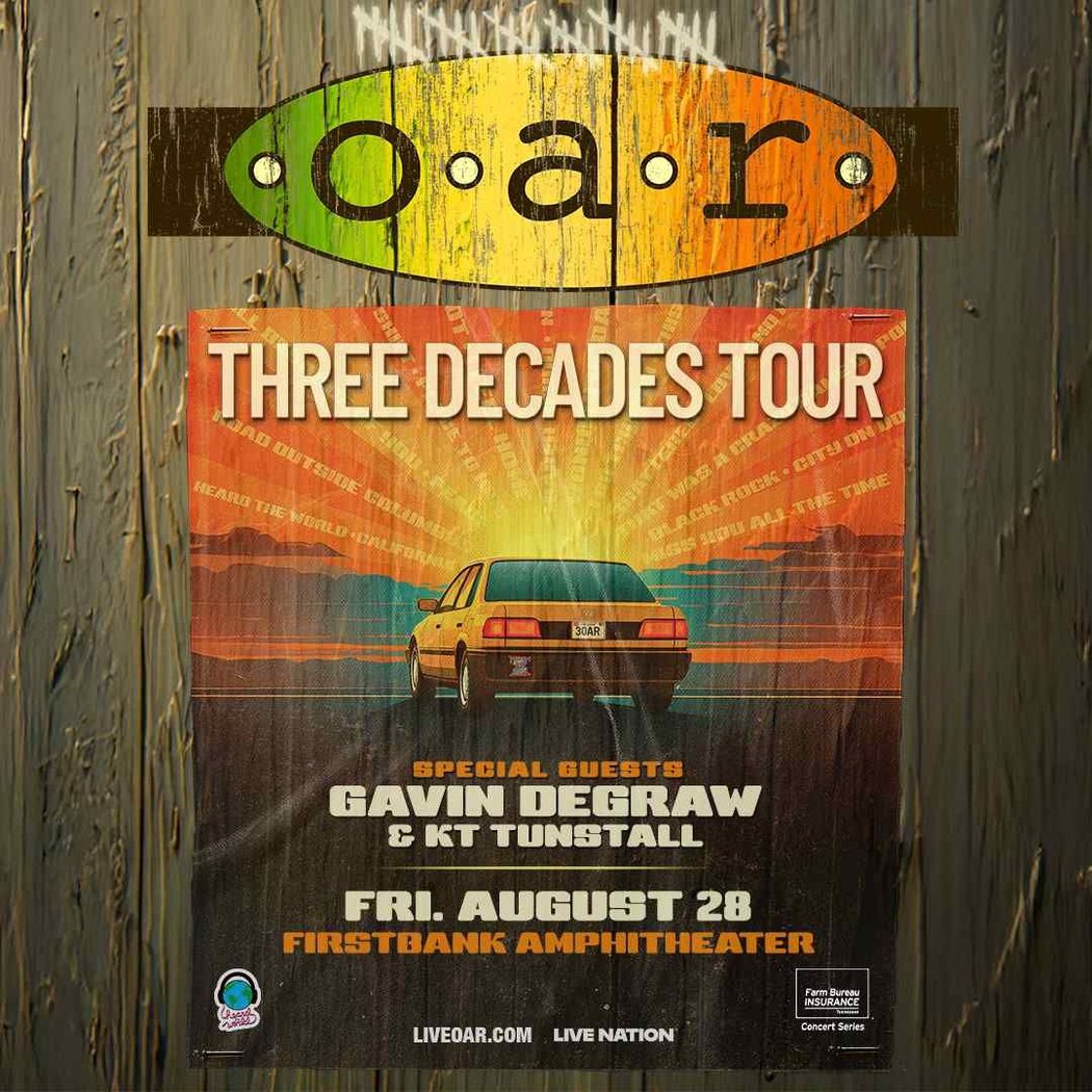 O.A.R. Gavin DeGraw & KT Tunstall