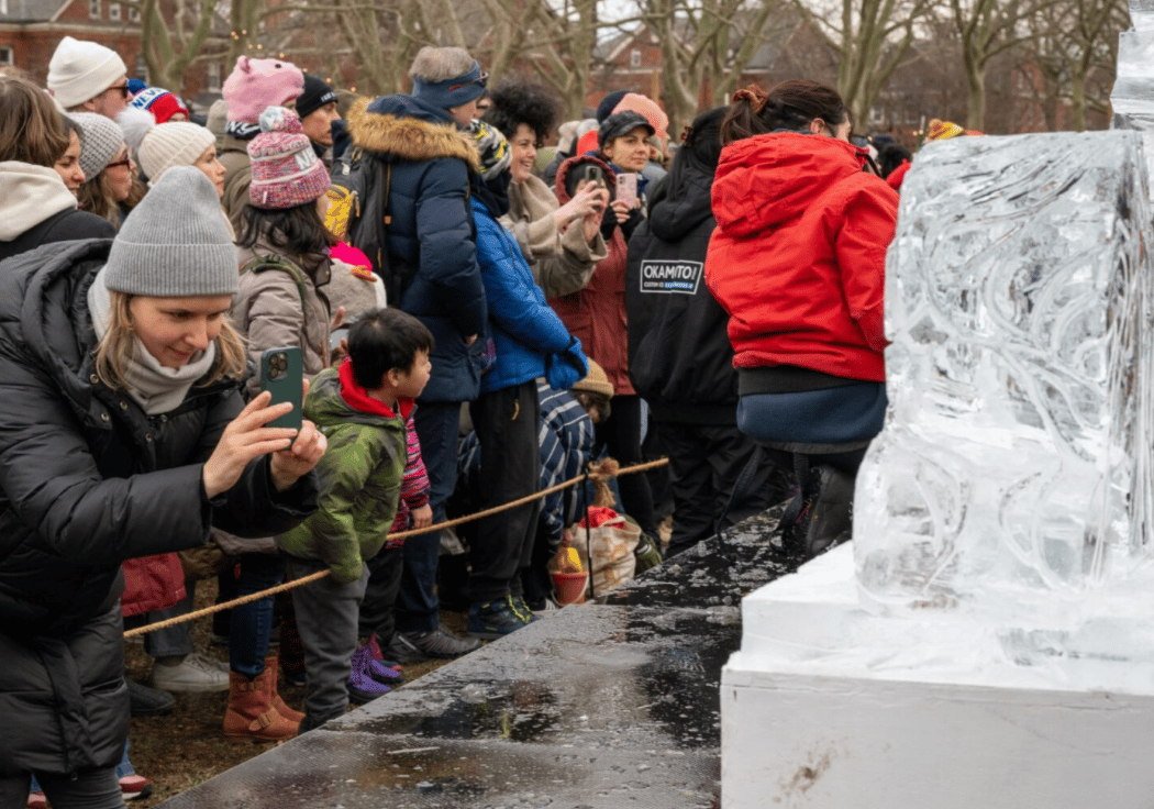 Governors Island Ice Sculpture Show 1