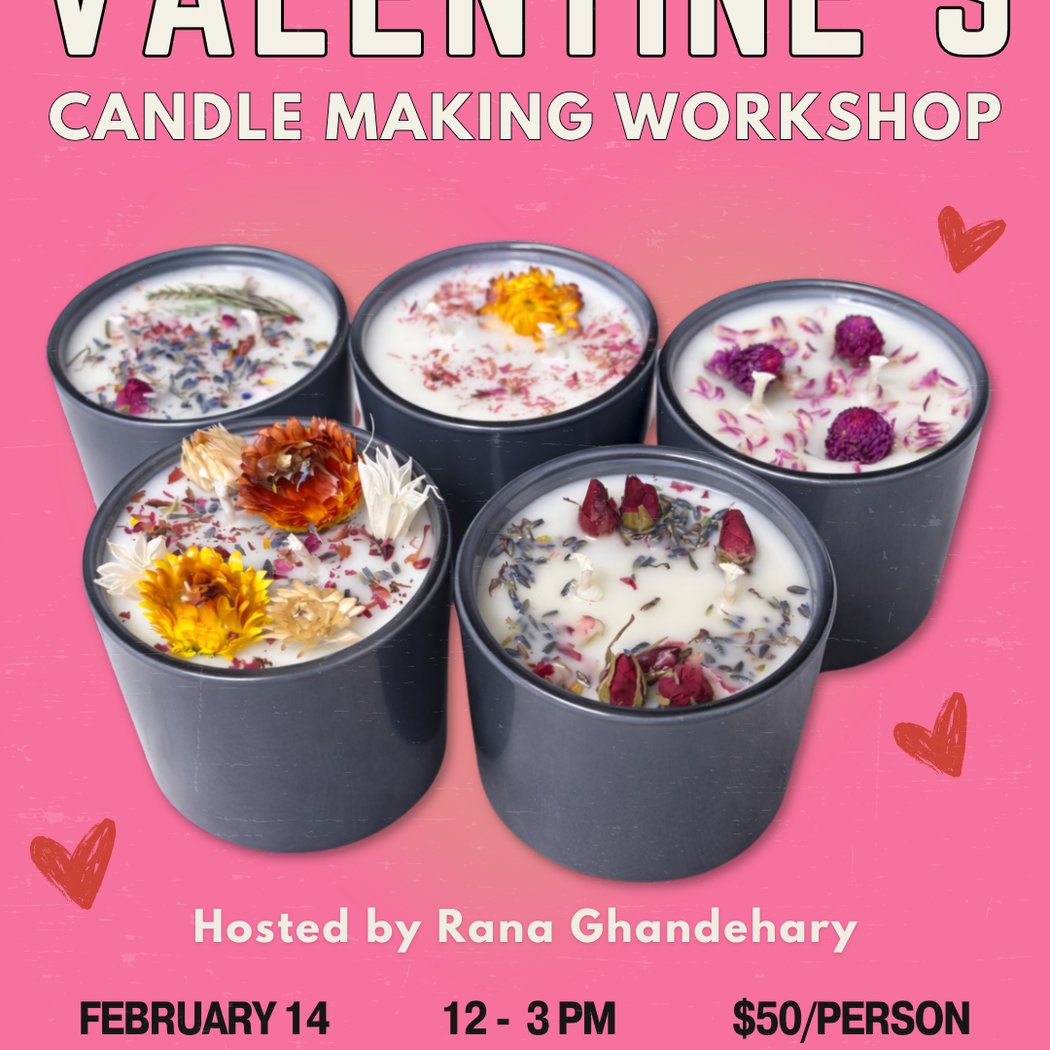 Valentine’s Candle Making Class 1