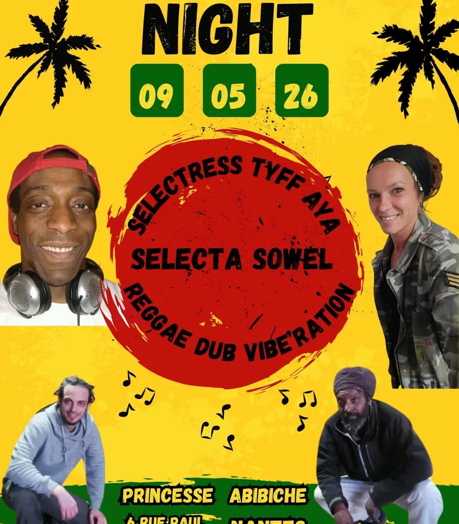 REGGAE NIGHT - Roots Natty Roots sound + Reggae Dub Vibe'Ration + Selecta Sowel 1