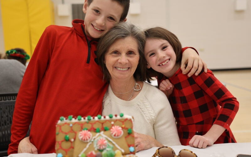 Family Gingerbread House Decorating 1