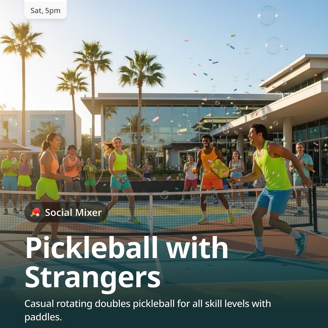 Pickleball with Strangers 1