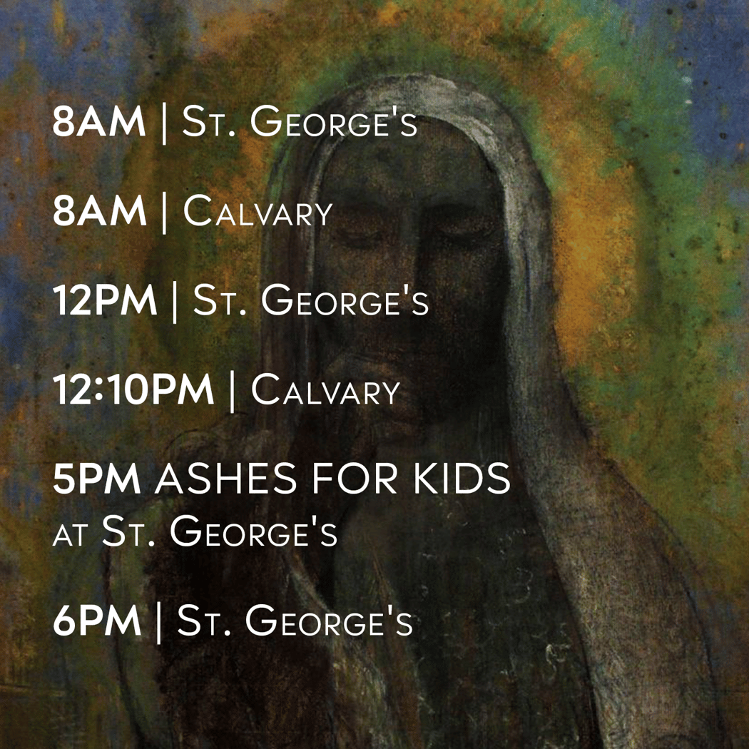 Ash Wednesday 1