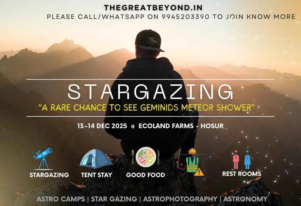 Bangalore StarGazing Astro Camp 13_14 DEC 2025 1