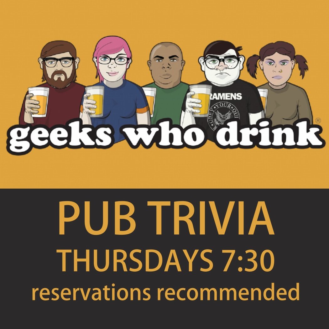 Geeks Who Drink Pub Trivia