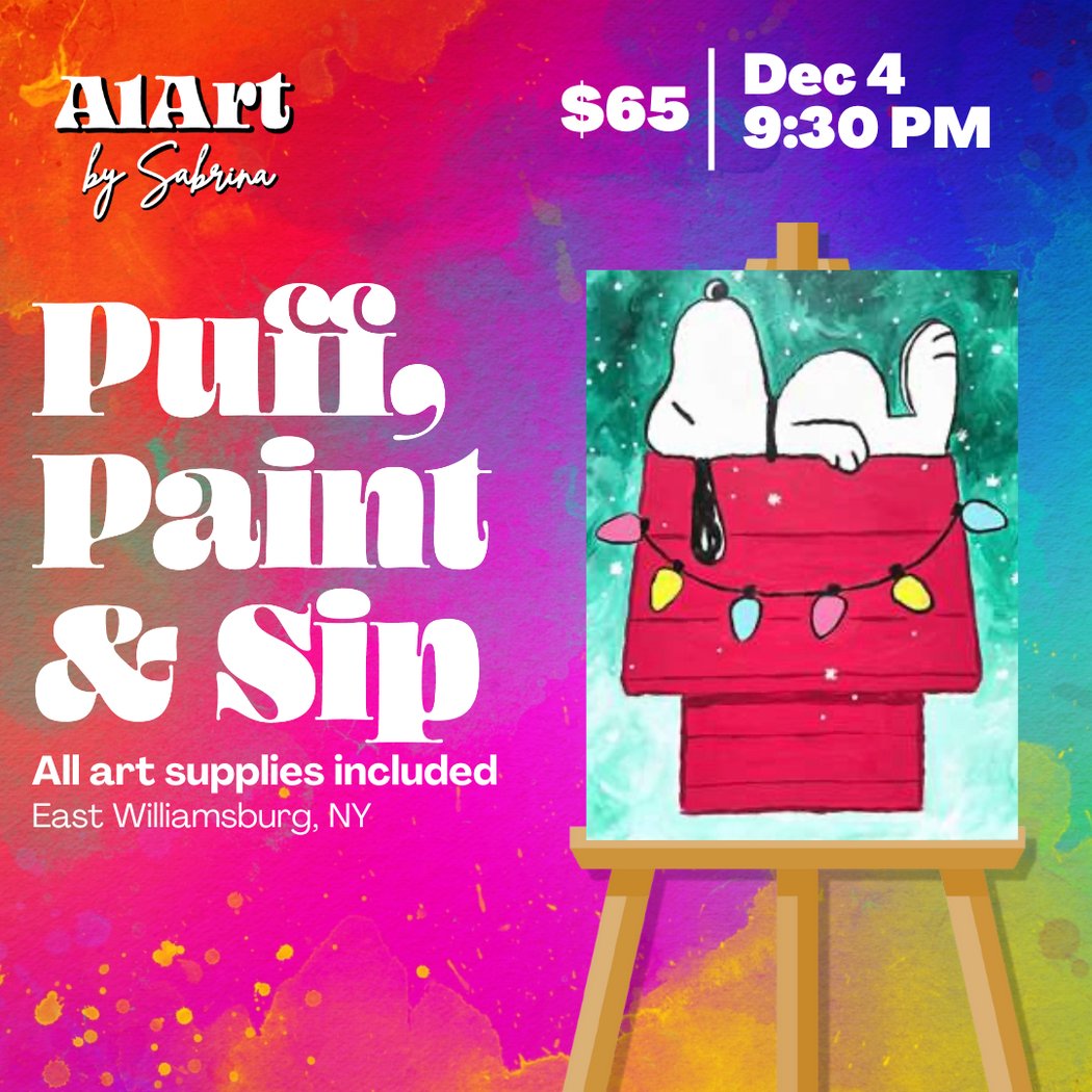 Puff, Paint and Sip Art Studio 1