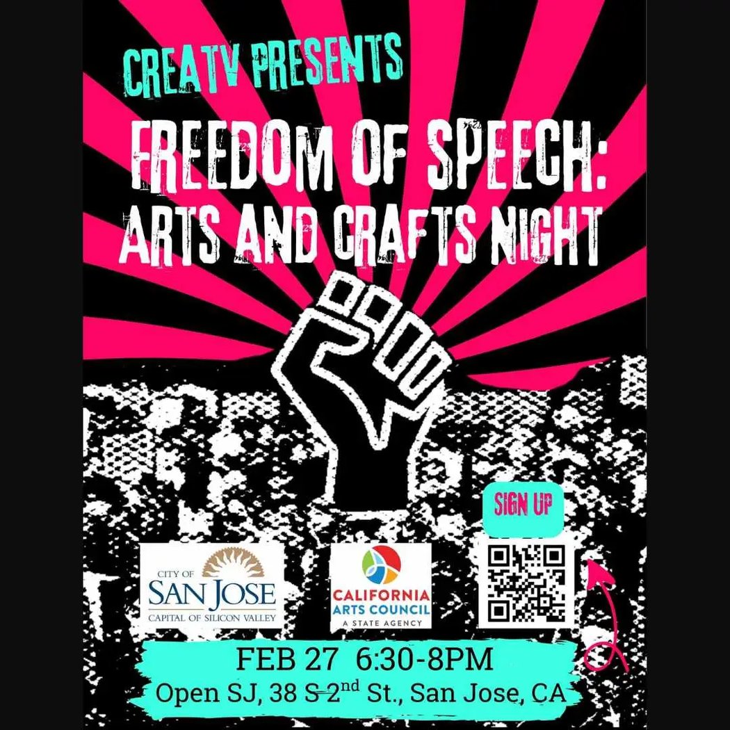 Freedom of Speech: Arts & Crafts Night 1