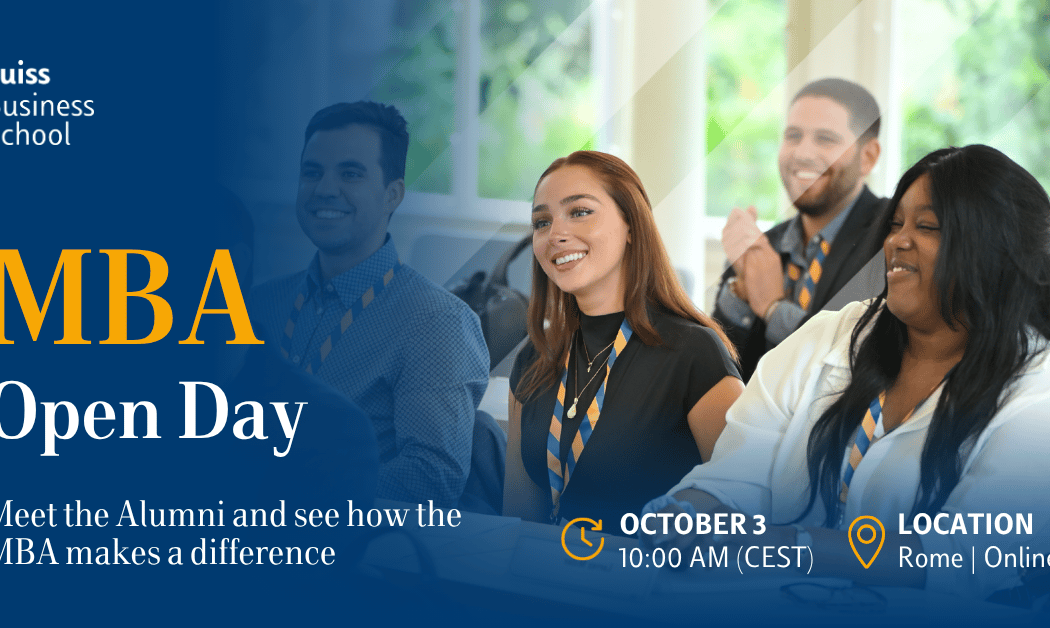 MBA Open Day: Meet the Alumni and see how the MBA makes a difference