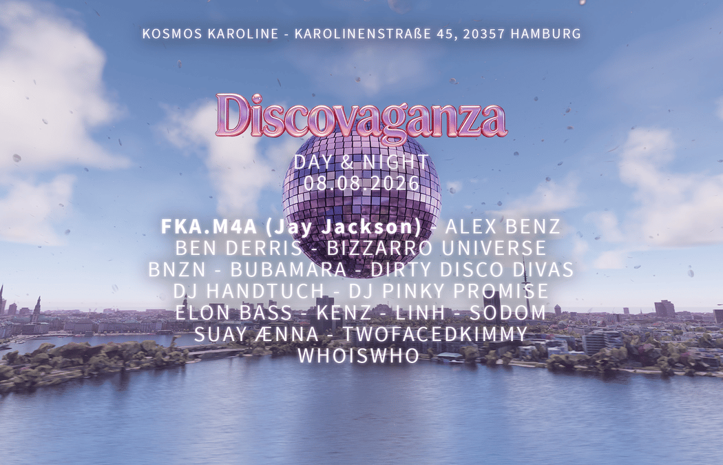 DISCOVAGANZA DAY & NIGHT w/ FKA.M4A, BEN DERRIS, BNZN, ELON BASS, BIZZARRO UNIVERSE 1