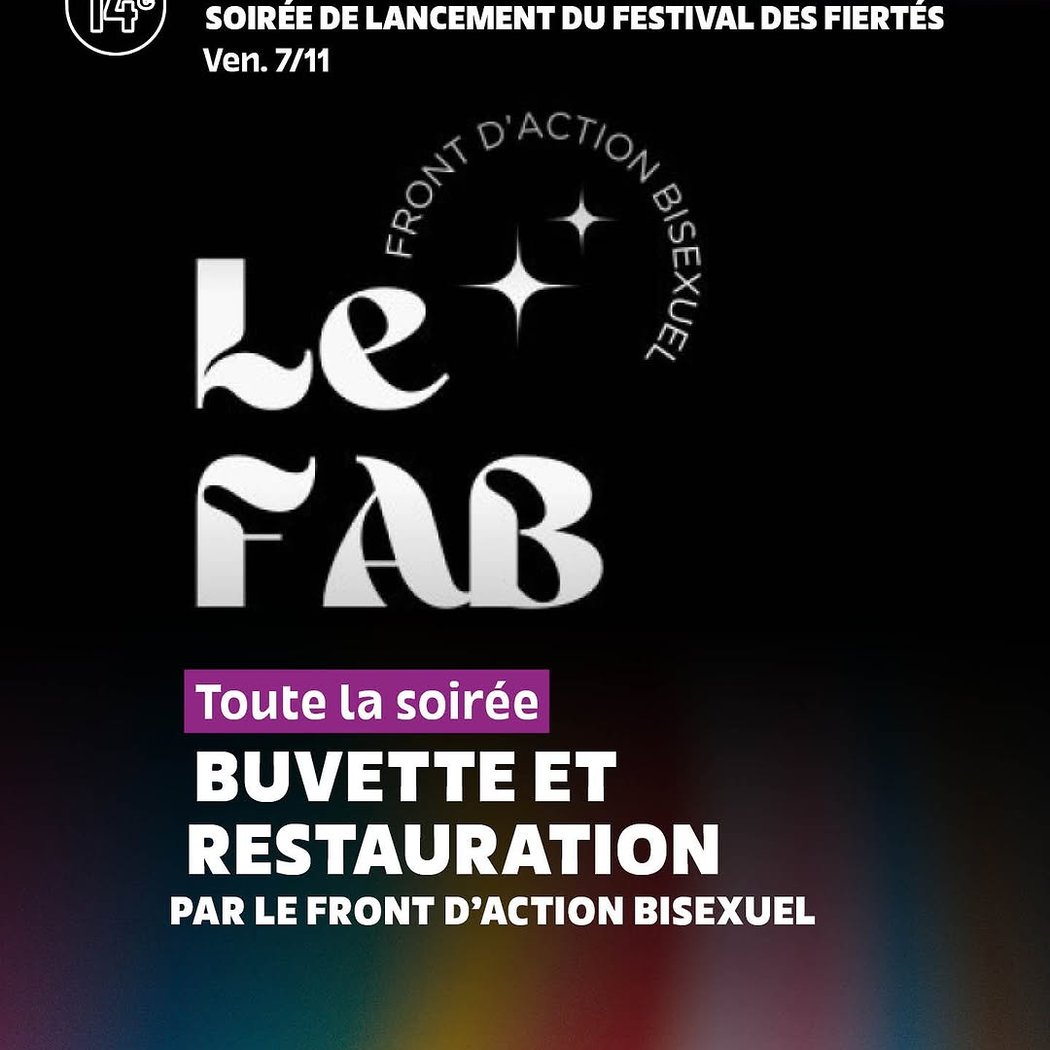 Buvette et restauration par le Front d'Action Bisexuel 1