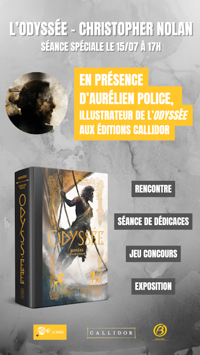 Rencontre et Dédicace avec Aurélien Police pour L’Odyssée d’Homère 1
