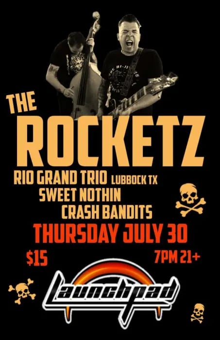 The Rocketz, Crash Bandits, Rio Grande Trio, and Sweet Nothin 1
