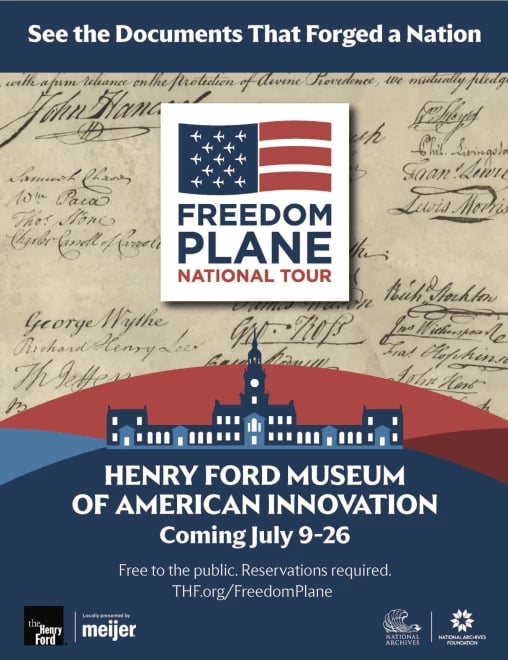 Freedom Plane National Tour: Documents That Forged A Nation 1