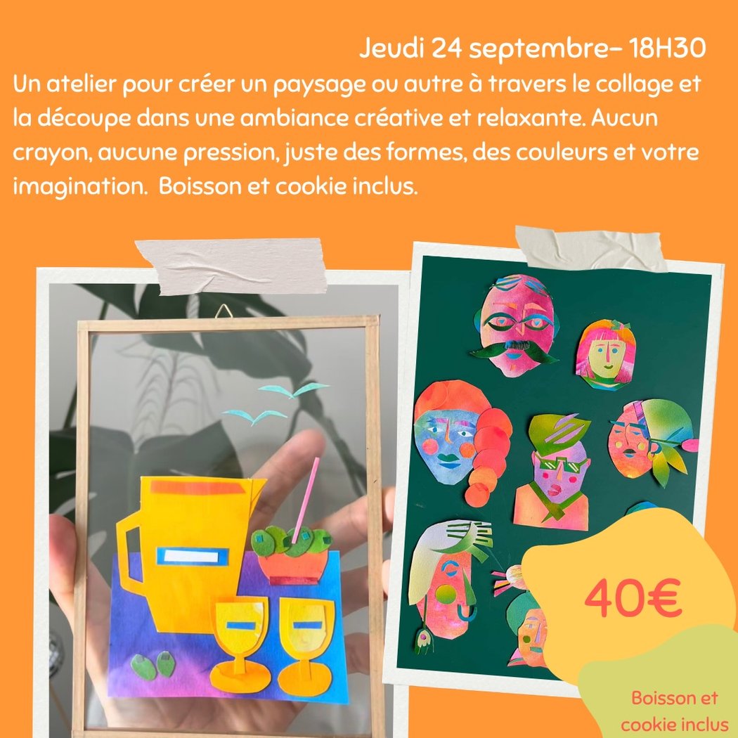 COLLAGE ENCADRÉ 1