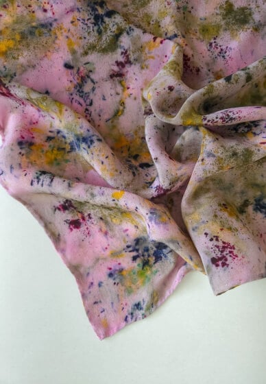 Silk Scarves Natural Dyeing Workshop 2