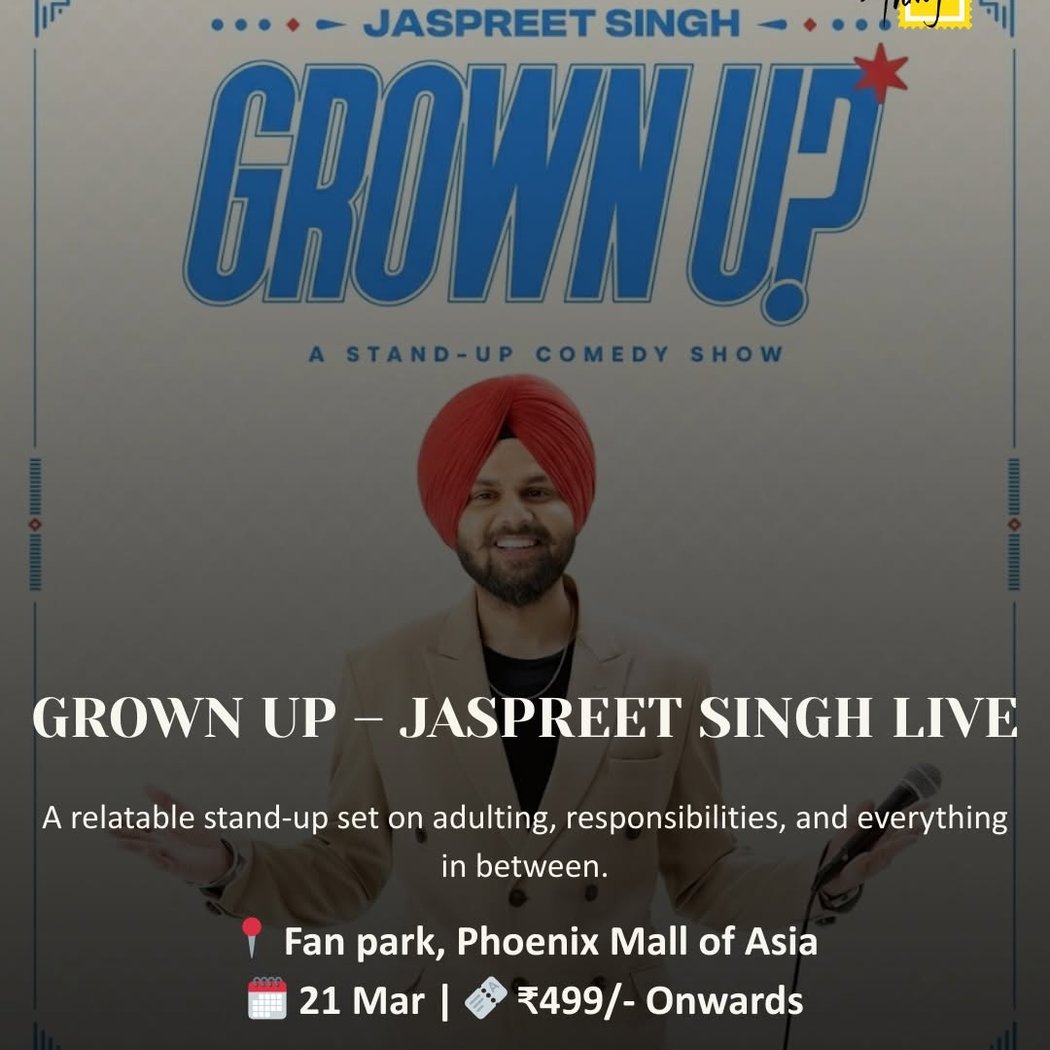 Grown Up - Jaspreet Singh Live 1