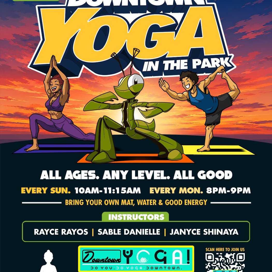Downtown Yoga in the Park 3