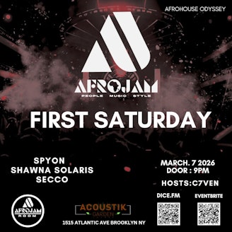 AFROJAM FIRST SATURDAY 1