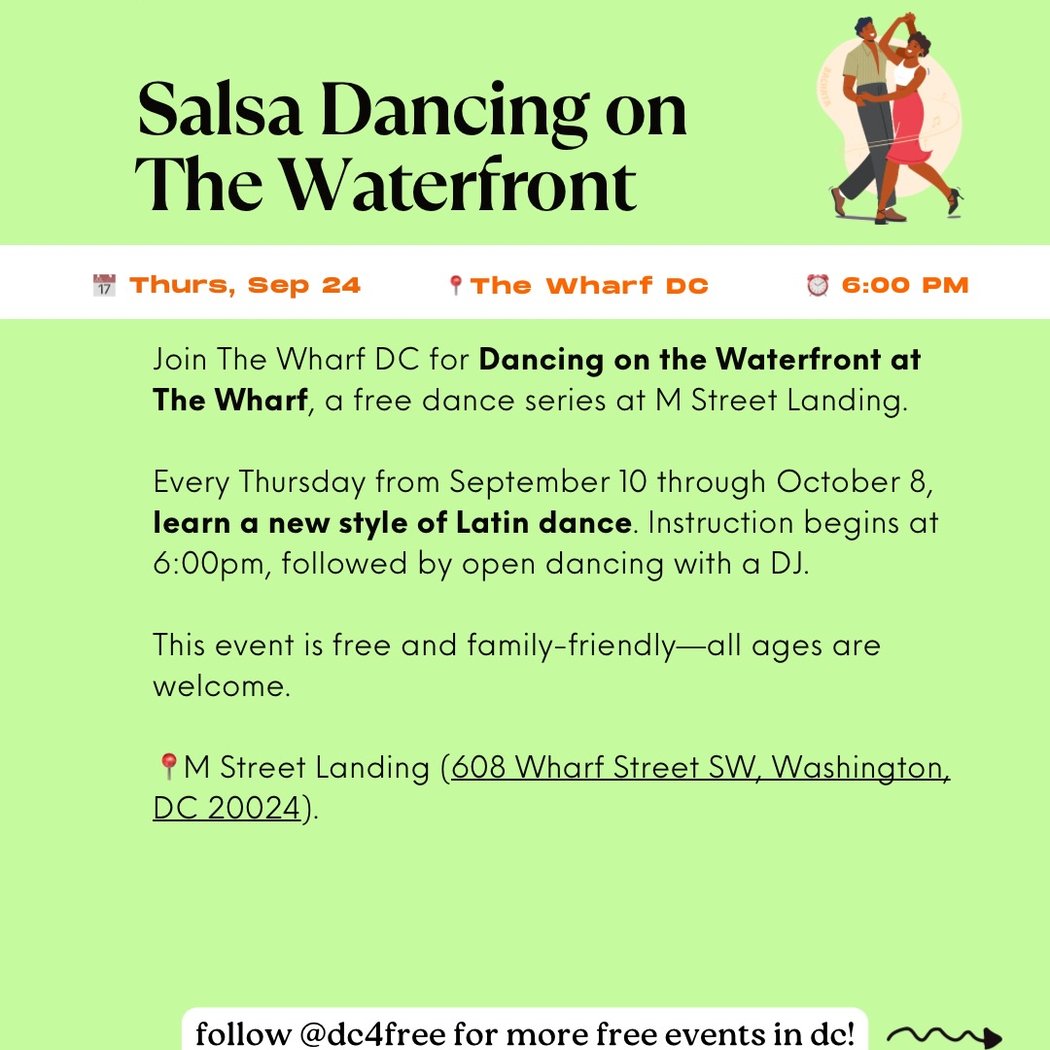 Salsa Dancing on The Waterfront 1