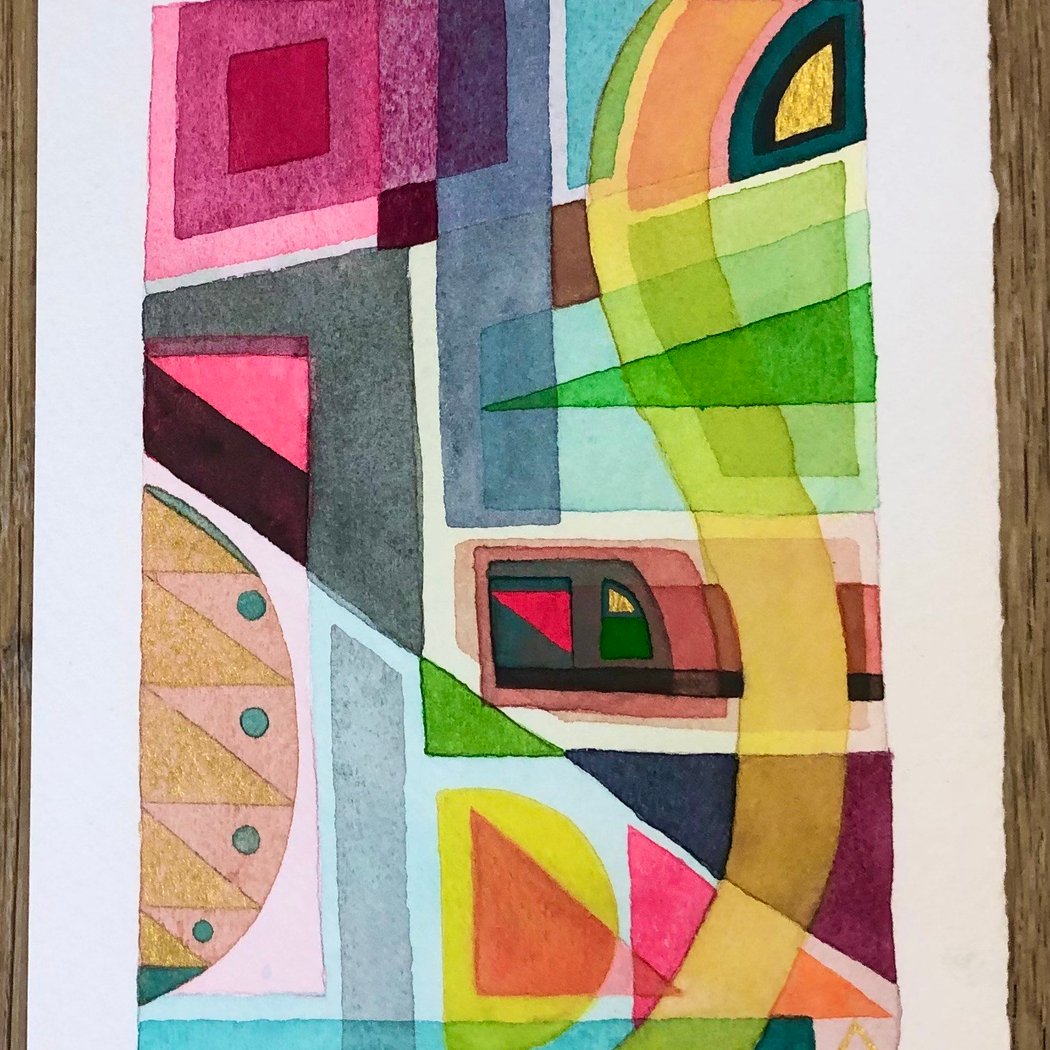 Intuitive Watercolor Abstraction
