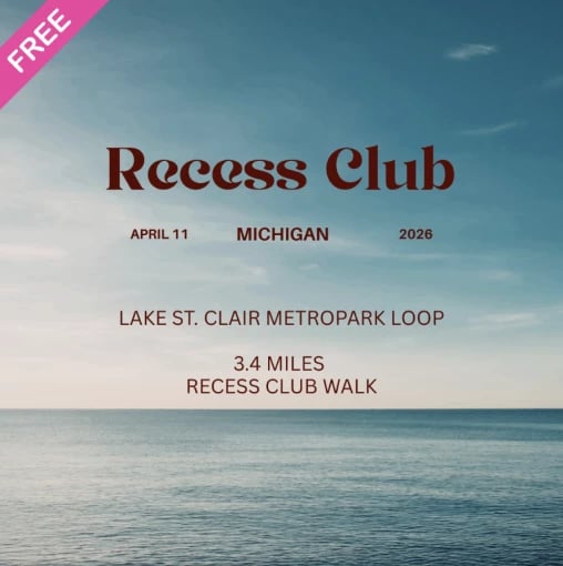 Recess Club: April 11th Lake St. Clair Metropark Loop 1