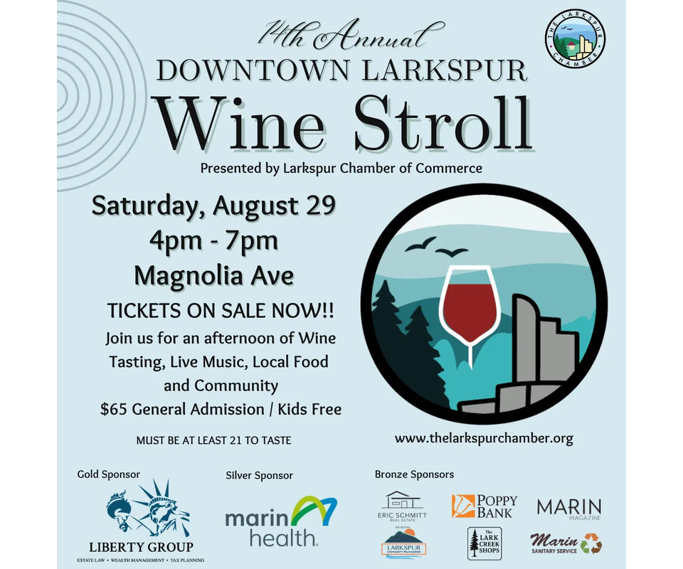 14th Annual Downtown Larkspur Wine Stroll