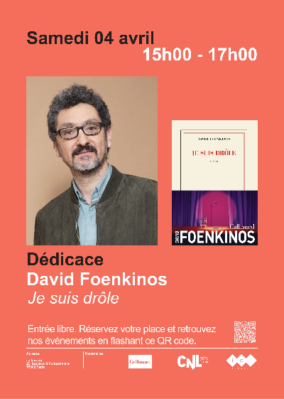 Dédicace avec David Foenkinos 1