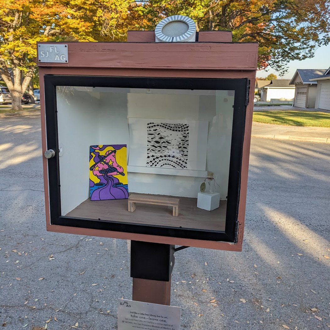 Little Free Art Museum ("SJ FLAG") 1
