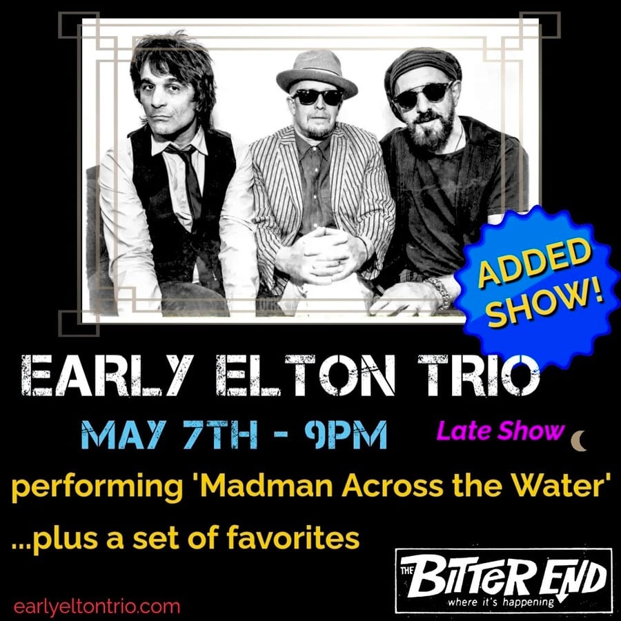 Early Elton Trio (Late Show) 1