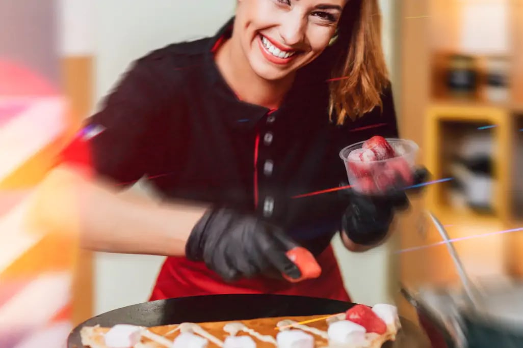 Instant gourmand et gagnant