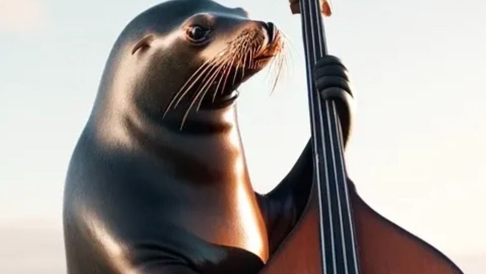 Sea Lion Jazz Duo Ken Miller & Jeffrey Burr 1