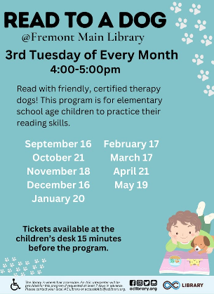 Reading to Dogs Program 1
