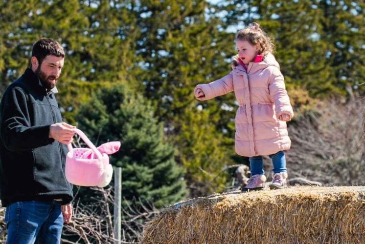 Blake’s Backyard Almont Easter egg hunt and family fun 1