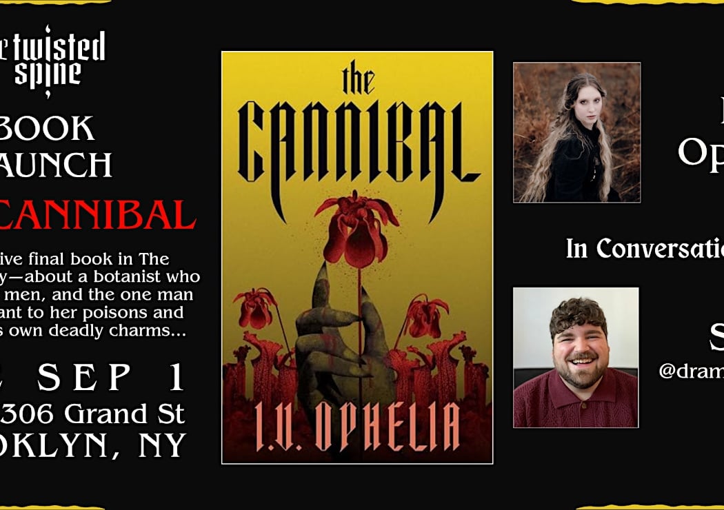 LAUNCH EVENT: THE CANNIBAL (The Poisoner #3) by I.V. Ophelia